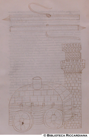Macchina con arieti, c. 156v