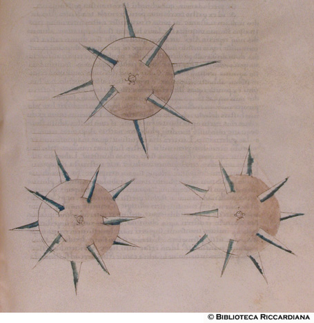 Proiettili con aculei, c. 168r
