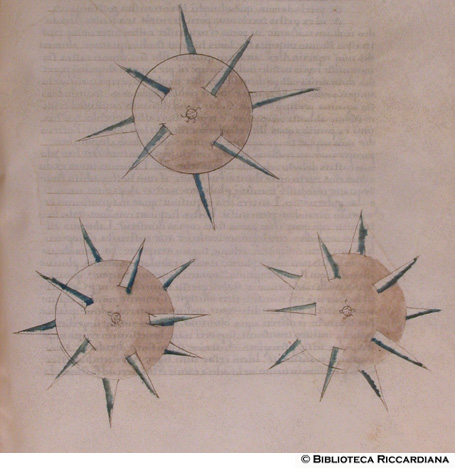 Proiettili con aculei, c. 168r