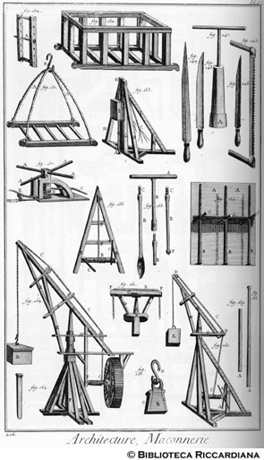 Tav. 206 - Architettura - Edilizia: macchinari