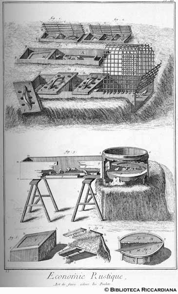 Tav. 83 - Economia rurale: arte di far nascere i pulcini.