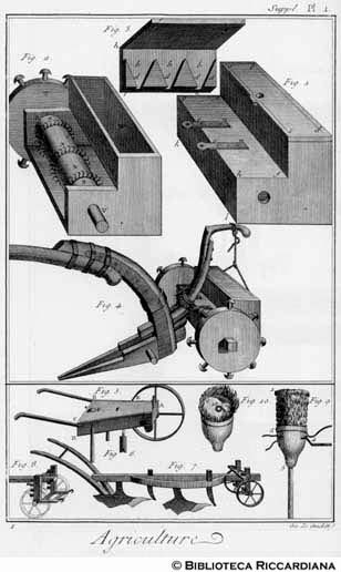 Tav. 1 - Agricoltura - Seminatrici di vario tipo.