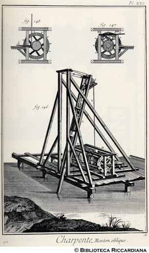 Tav. 191 - Carpentiere: battipalo obliquo.