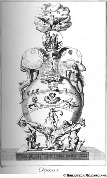 Tav. 60 - Chimica: Emblema della pietra filosofale.