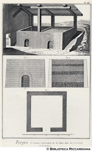 Tav. 87 - Fucine, I sezione, Forno per la calcinazione.