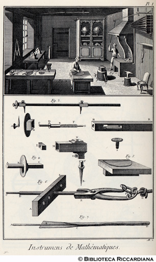 Tav. 92 - Strumenti di matematica : Laboratorio per la costruzione.