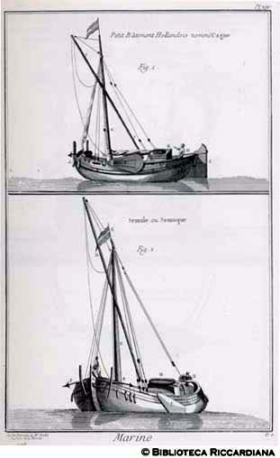 Tav. 108 - Marina - Piccole imbarcazioni olandesi.