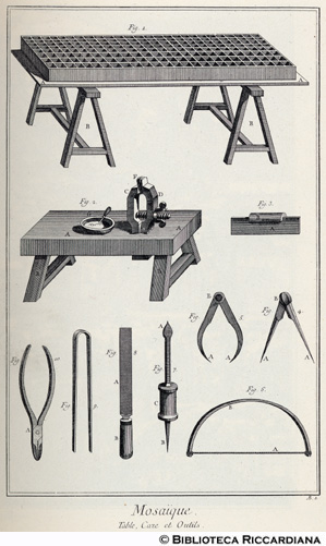Tav. 31 - Mosaico: attrezzi.
