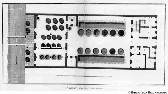 Tavv. 167-168 - Conciatore: pianta generale di una conceria.