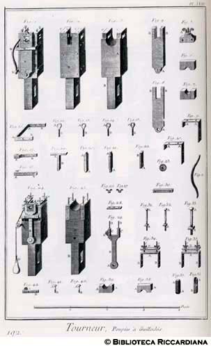 Tav. 192 - Tornitore - Toppi per rabeschi.