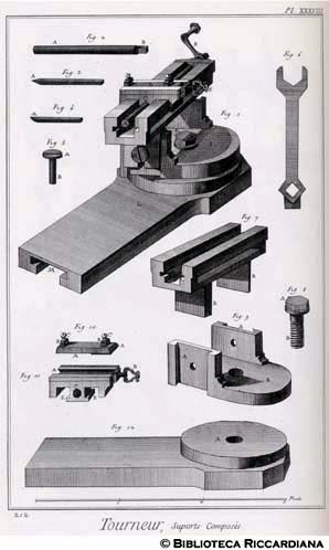 Tav. 212 - Tornitore - Supporti di diverso tipo.