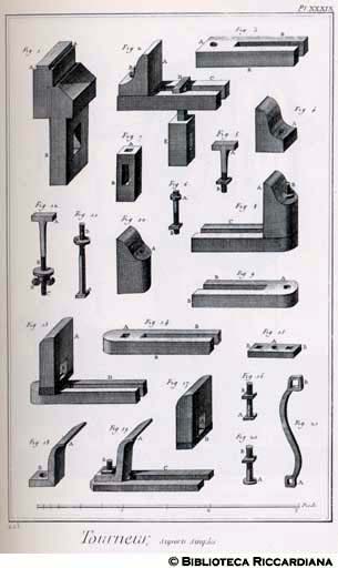 Tav. 213 - Tornitore - Supporti semplici.