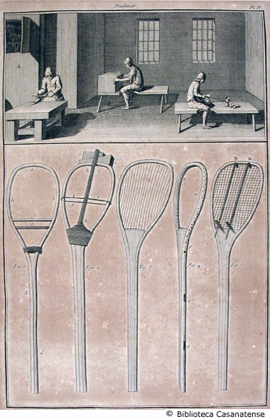paulmier (preparazione delle corde della racchetta), tav. IV