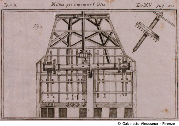 Tav. 15 - Mulino per inprimer l'Olio.