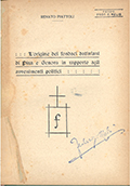 Title-page of the volume: L'origine dei fondaci datiniani di Pisa e Genova ... .