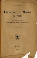 Frontispice de le volume: Francesco di Marco da Prato : notizie e documenti ... .
