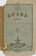 Title-page of the volume: Guida di Prato in Toscana.