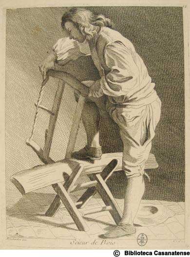 Scieur de bois (segatore), tav. 12