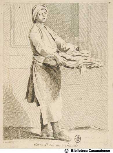 Petite patés tout chauds (venditore di pasticci), tav. 5
