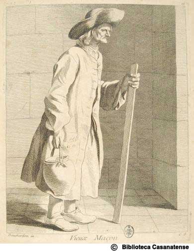 Vieux maçon (vecchio muratore), tav. 10