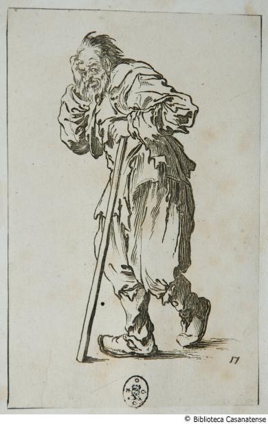 (Vecchio con bastone), tav. 17
