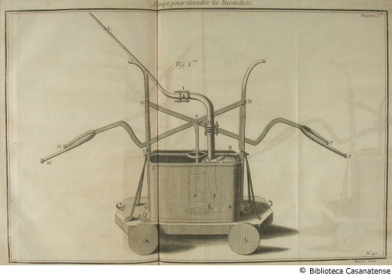 Pompe pour eteindre les incendies (1), tav. 47