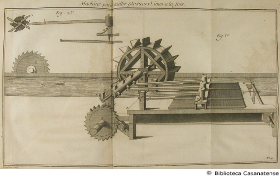 Machine pour tailler plusieurs limes a la fois, tav. 49