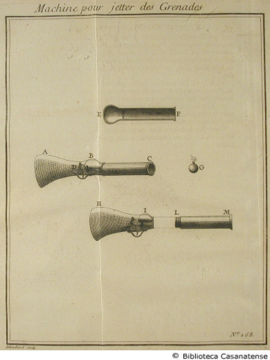 Machine pour jetter des grenaides, tav. 168