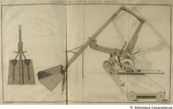 Cuiller pour enlever les terres abbatues, tav. 274