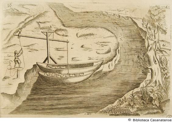 Del modo di trasportare il carico d'una barca nell'altra, tav. 16