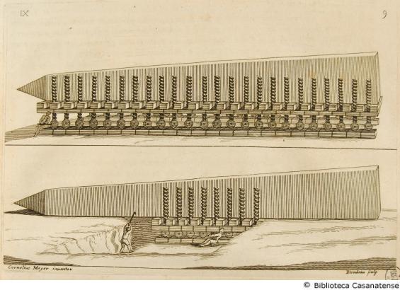 Del modo di cauare da terra l'obelisco di Campo Marzo detto d'Augusto, tav. 9