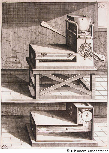Tav. 1 - Mola per macinare il grano azionata a mano.