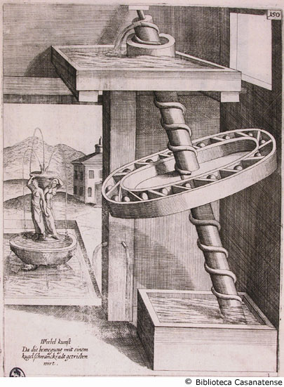 Tav. 150 - Macchinario per attingere l'acqua.