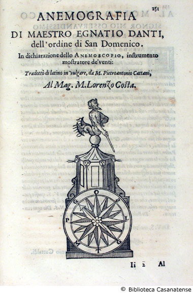 (anemoscopio [rosa dei venti]), p. 251