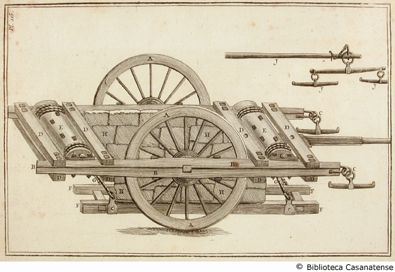 (charrette a arbaléte pour les gros fardeaux), tav. 115