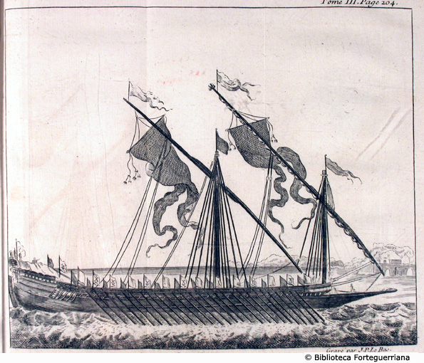 Galera a remi (Tav. II), p. 204