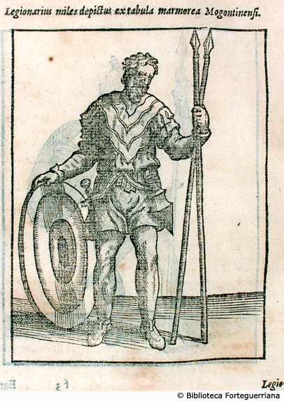 Legionario dipinto da una lastra marmorea di Magonza, p. 46 (1 pt.)