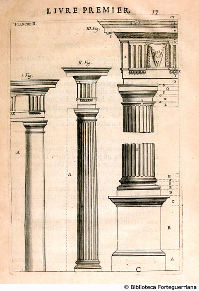 Tav. II - Elementi architettonici, p. 17