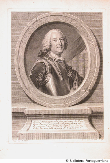 Antiporta. Ritratto di Bernard Belidor.