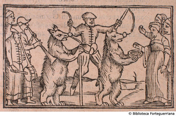 De choria Ursorum Lithuanicorum (danza degli orsi), c. 147 (2 fig.)