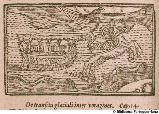 De transitu glaciali inter voragines, c. 6v