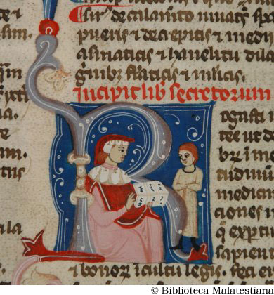 (Un medico con un allievo), c. 156r
