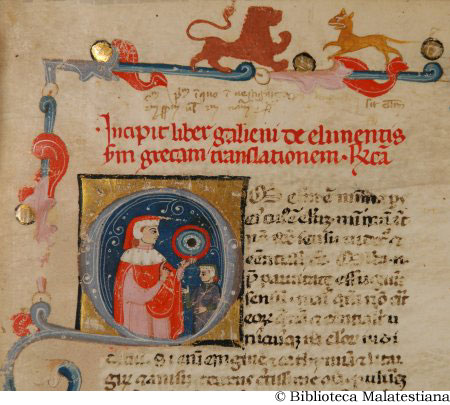 (Un medico con un allievo), c. 1r