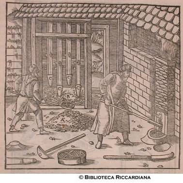 Pestaggio del carbone con i pistelloni, p. 304