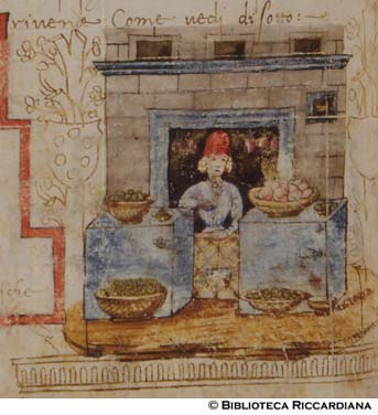 Fruttivendolo (trechone), c. 112v