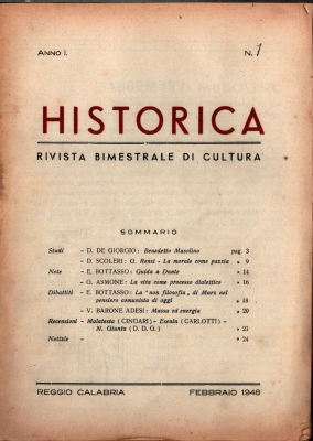 copertina della rivista