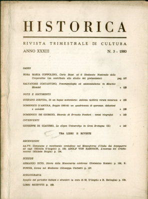 copertina della rivista