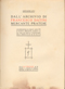 Title-page: Dall'archivio di Francesco Datini mercante pratese ... .