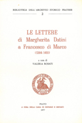 Frontespizio del volume:  Le lettere di Margherita Datini a Francesco di Marco ... .