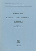 Frontespizio del volume: L'Azienda nel Medioevo / Federigo Melis.